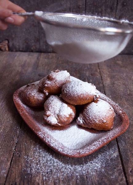 Afbeelding van Spelt Oliebol gevuld (per 5 stuks)