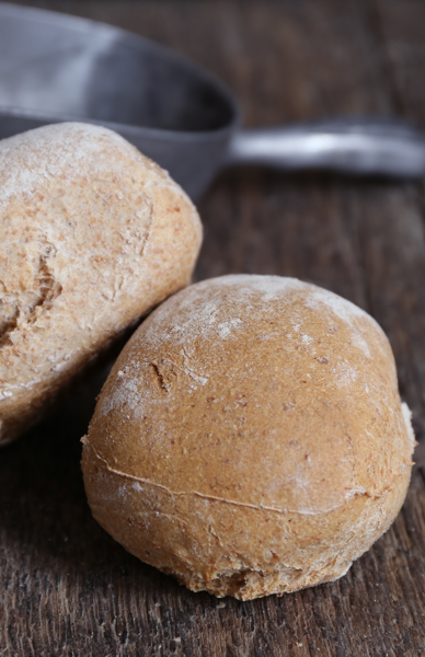 Afbeelding van Bruin Desem Speltbroodjes hard (per 5 stuks)